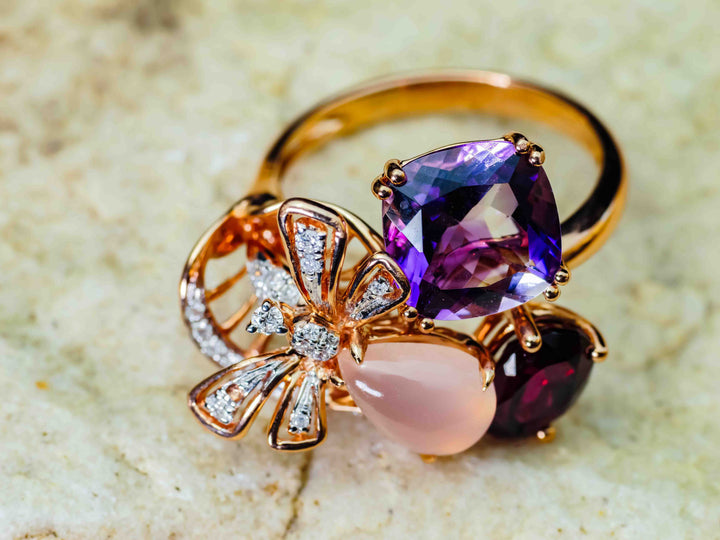 The Amara Amethyst Ring