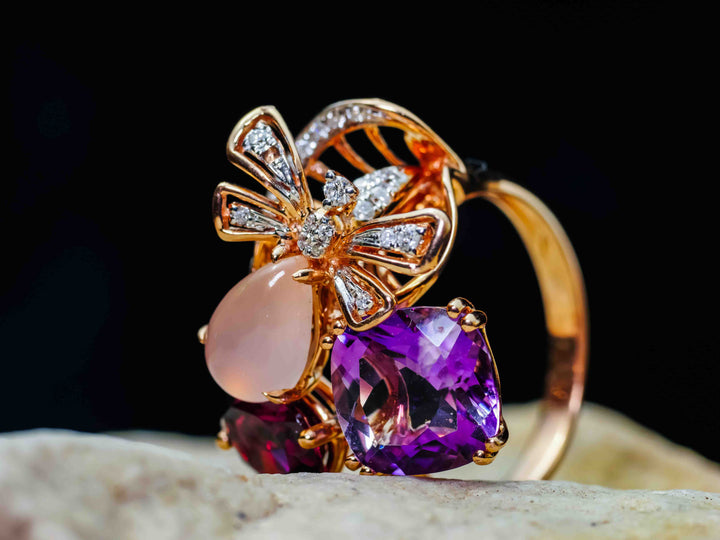 The Amara Amethyst Ring