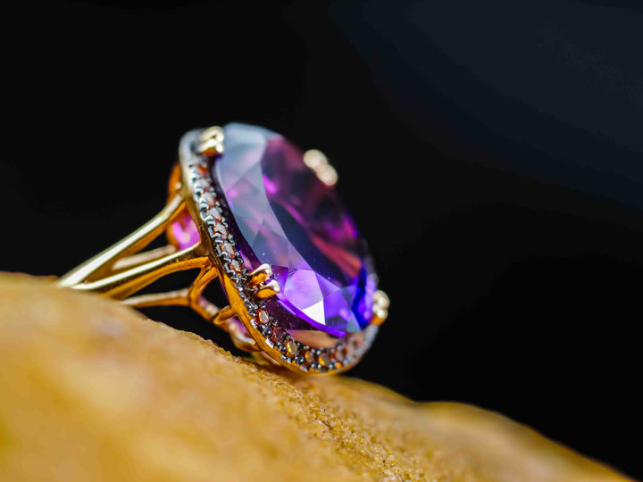 The Queen Seraphina Amethyst Ring