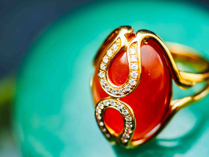 The Eygptian Goddess Carnelian Ring