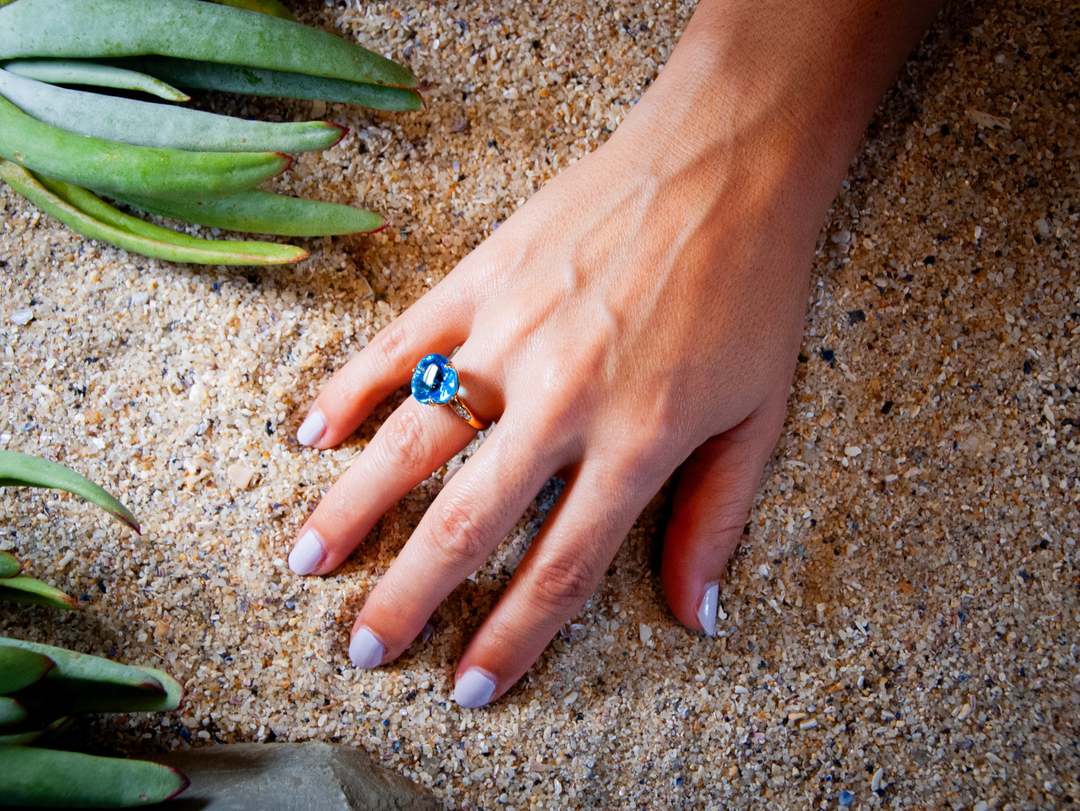 The Oceana Topaz Ring