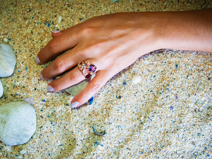 The Amara Amethyst Ring