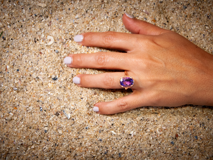 The Queen Seraphina Amethyst Ring