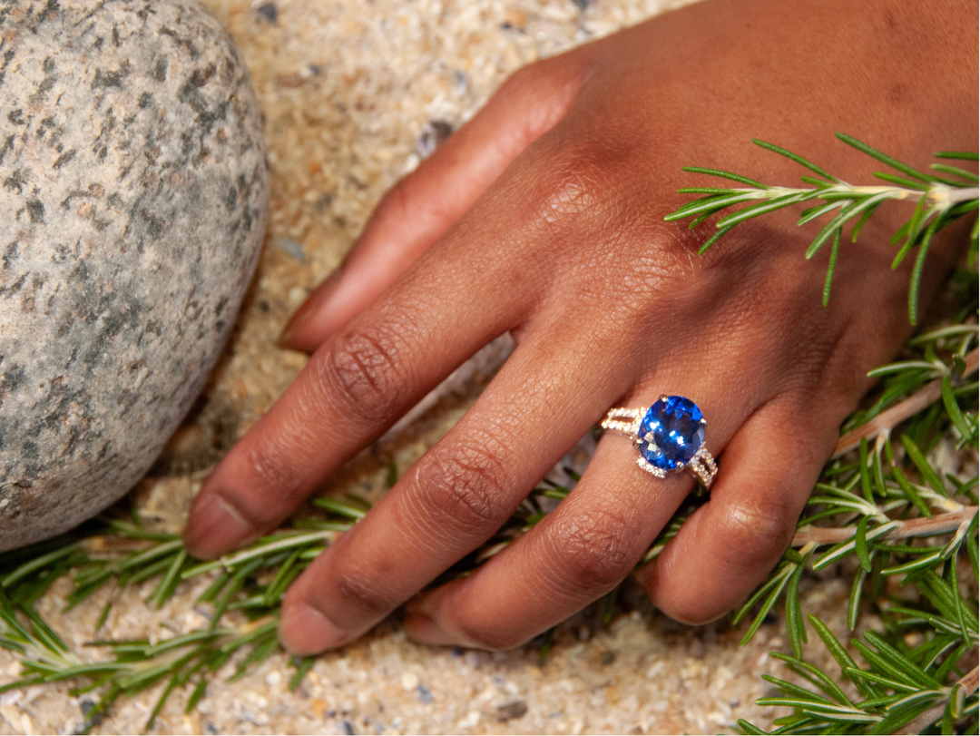 The Azura Tanzanite Ring